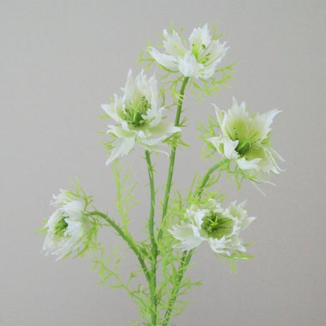 Artificial Nigella Love in the Mist White 56cm Artificial Flowers